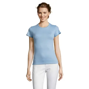 Tee-Shirt Femme Personnalisé Miss - SOL'S | Sky Blue