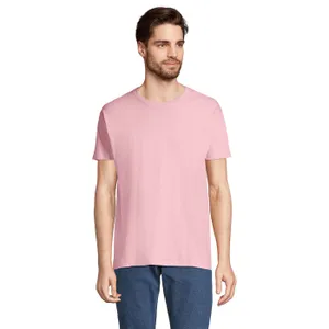 Tee-Shirt Homme Col Rond Personnalisé Imperial - SOL'S | Rose Bonbon