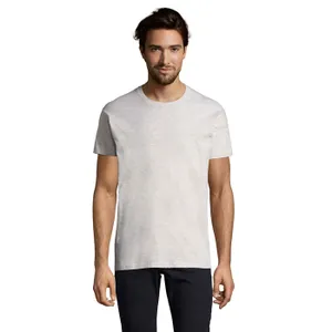 Tee-Shirt Homme Col Rond Personnalisé Imperial - SOL'S | Blanc Chiné