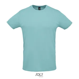 Tee-Shirt Sport Personnalisé Unisexe Sprint - SOL'S | Pool Blue