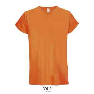 Tee-Shirt Sport Personnalisé Unisexe Sprint - SOL'S | Orange Fluo