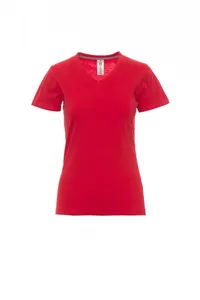 Tee-shirts jersey - V-NECK LADY | Rouge