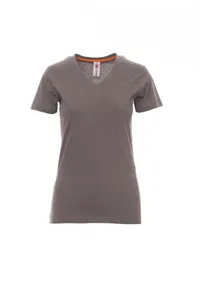 Tee-shirts jersey - V-NECK LADY | Fumée claire