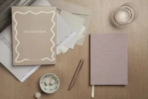 Thankfulness Journal intime personnalisé en papier recyclé GRS - Vinga