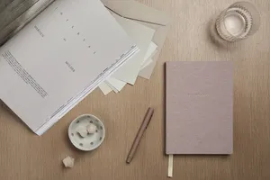 Thankfulness Journal intime personnalisé en papier recyclé GRS - Vinga