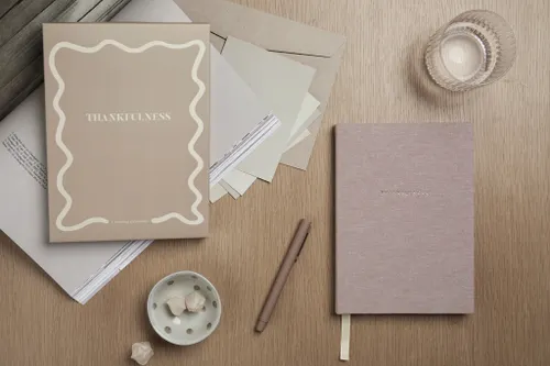 Thankfulness Journal intime personnalisé en papier recyclé GRS - Vinga