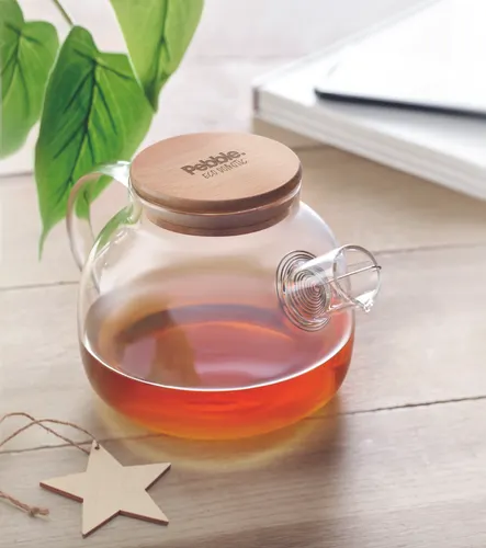 Théière en verre personnalisable 850ml - Munnar
