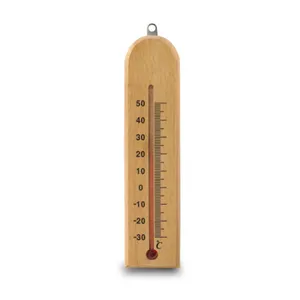 Thermometre bois petit modele personnalisé