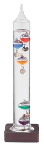 Thermomètre Galileo verre 28cm - Gali