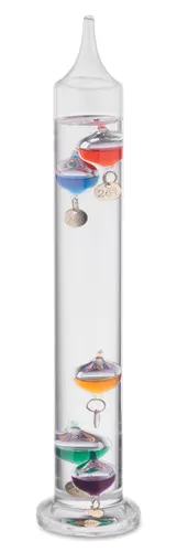 Thermomètre Galileo verre 28cm - Gali