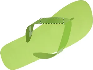 Tongs personnalisées - Boracay | Vert Kiwi