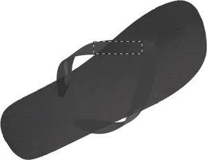 Tongs personnalisées - Boracay | Noir