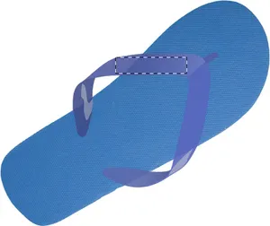 Tongs personnalisées - Boracay | Bleu