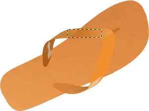 Tongs personnalisées - Boracay | Orange