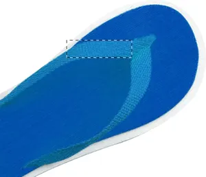 Tongs personnalisées - Malibu | Bleu / Blanc