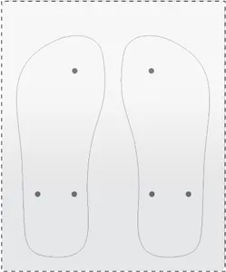 Tongs sublimation personnalisées - Suboslip