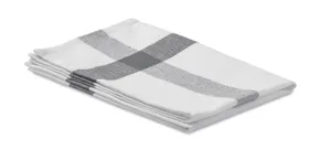 Torchon de cuisine tissu recyclé personnalisable - Kitch | Grey