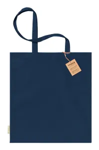 Tote bag en coton publicitaire - Borough | Bleu Foncé