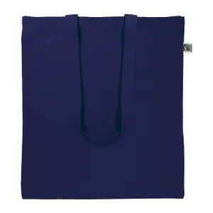 Tote bag issu du commerce équitable - Fershop Hue | Bleu Foncé