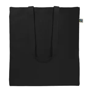 Tote bag issu du commerce équitable - Fershop Hue | Noir