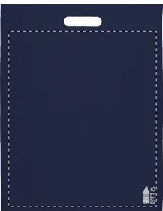 Tote bag personnalisé en rpet - Rester | Bleu Foncé