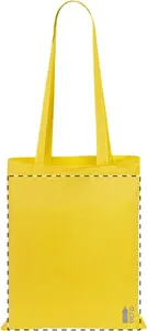 Tote bag publicitaire en rpet - Rezzin | Jaune