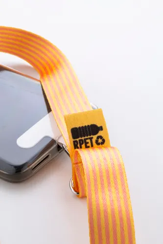 Tour de cou personnalisé pour téléphone portable en RPET - Subyard Mobile Slim