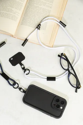 Tour de cou pour téléphone portable en RPET 60 W - HolCharge