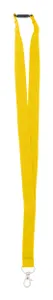 Tour de cou publicitaire personnalisé en RPET - Revent | Jaune