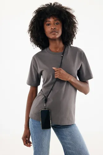 Tour de cou téléphone réglable en rPET recyclé RCS CarryLoop - XD Collection