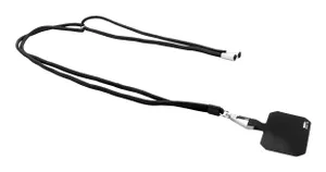 Tour de cour personnalisé en RPET avec accroche mobile - Corphon | Noir