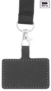 Tour de cour personnalisé en RPET avec accroche mobile - Revent Call | Noir