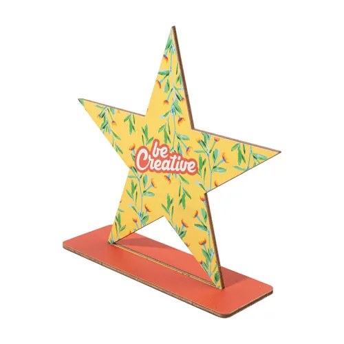 Trophée en bois personnalisé, en forme d'étoile - Wlobor