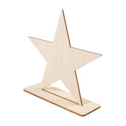 Trophée en bois personnalisé, en forme d'étoile - Wlobor