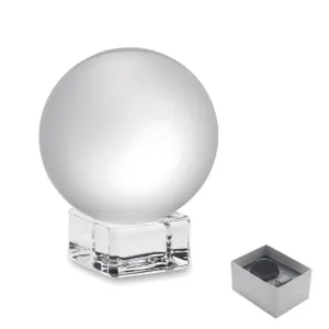 Trophée en verre Rond personnalisé - Glassward