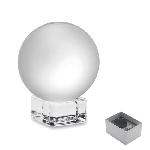 Trophée en verre Rond personnalisé - Glassward