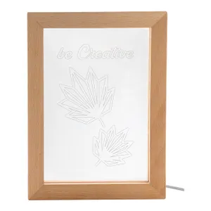 Trophée lampe LED - Woodiframe
