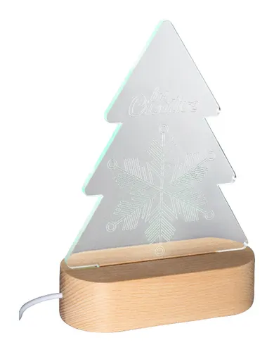 Trophée lumineux LED sapin personnalisé - Woodify Xmas