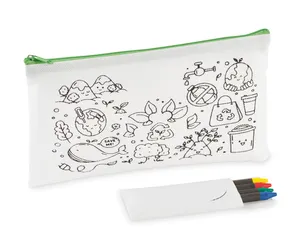 Trousse 4 crayons de couleur - Cray | Lime