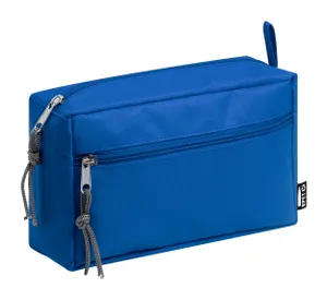 Trousse de maquillage publicitaire en RPET - Cosmax | Bleu