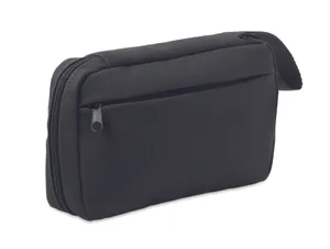 Trousse de toilette 600D RPET - Vanit | Noir