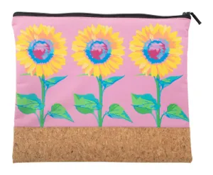 Trousse de toilette personnalisée - CreaBeauty Cork L | Noir / Naturelle