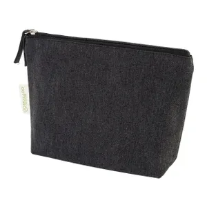 Trousse de toilette en coton recyclé - Cospex | Noir
