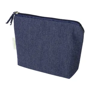 Trousse de toilette en coton recyclé - Cospex | Bleu