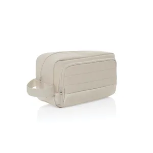 Trousse de toilette publicitaire en rPET AWARE™ Armond - XD Xclusive | Beige