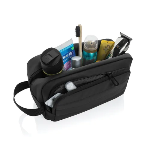 Trousse de toilette publicitaire en rPET AWARE™ Armond - XD Xclusive