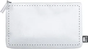 Trousse de toilette publicitaire en rpet - Vanitax | Blanc