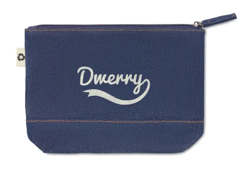Trousse en denim recyclé personnalisable - Style Pouch