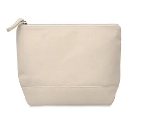 Trousse personnalisable en coton bicolore - Kleuren | Beige