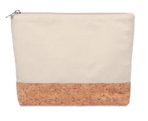 Trousse publicitaire liège & coton - Porto Bag | Beige
